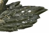 Green-Black Calcite Crystal Cluster - Sweetwater Mine #176298-5
